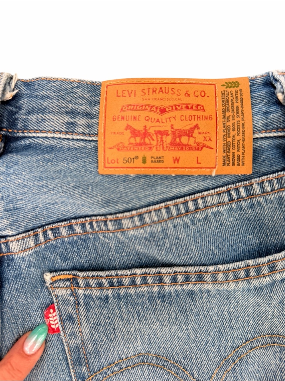 Levi’s 501 Plant-Based Denim Jeans Limited Edition 150th Anniversary W26 - Picture 3 of 6
